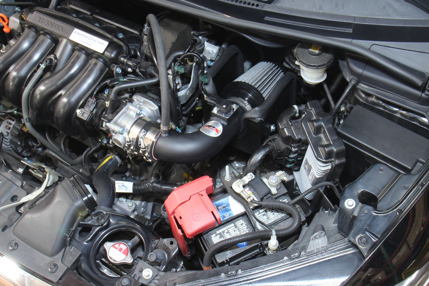 HPS Performance Air Intake Kit with Heat Shield 2015-2020 Honda Fit 1.5L , 827-704
