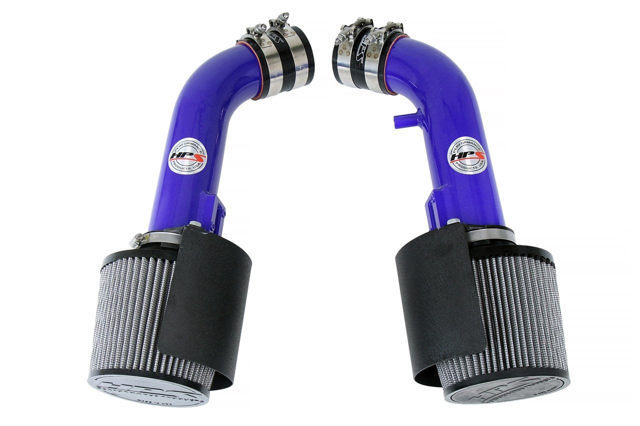 HPS Performance HPS Shortram Air Intake Kit Infiniti 2008-2013 G37 3.7L V6, Includes Heat Shield, 827-706