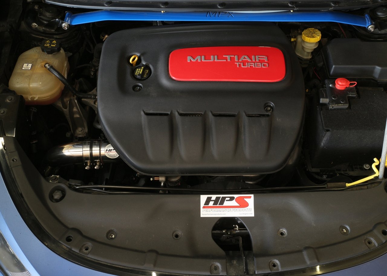 HPS Cold Air Intake Kit 2013-2014 Dodge Dart 1.4L Turbo, Black