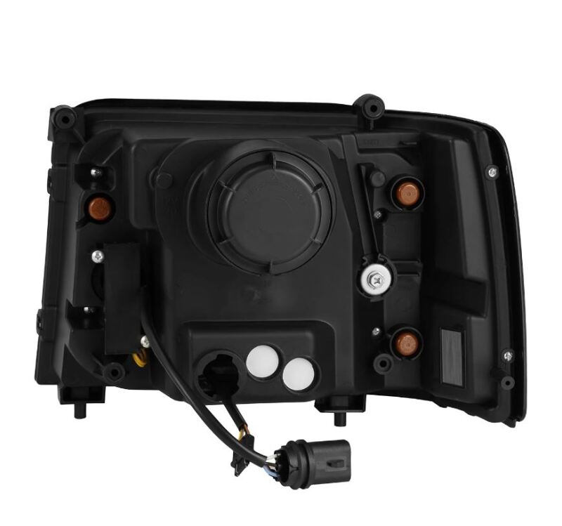 AlphaRex 92-96 Ford F-Series/Bronco NOVA-Series LED Proj Headlight Bk w/Actv Light SeqSig & SBDRL 880299 *Discontinued