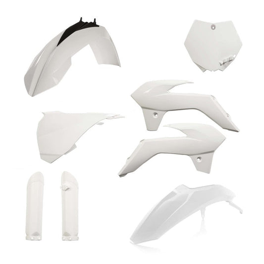 Acerbis 13-17 KTM SX85 (No Side Panels Includes L Air Box Cover) Full Plastic Kit - White 2314340002