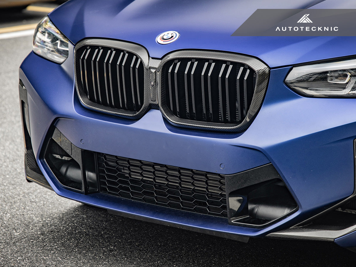 AutoTecknic Replacement Dry Carbon Front Grille - F97 X3M LCI | F98 X4M LCI