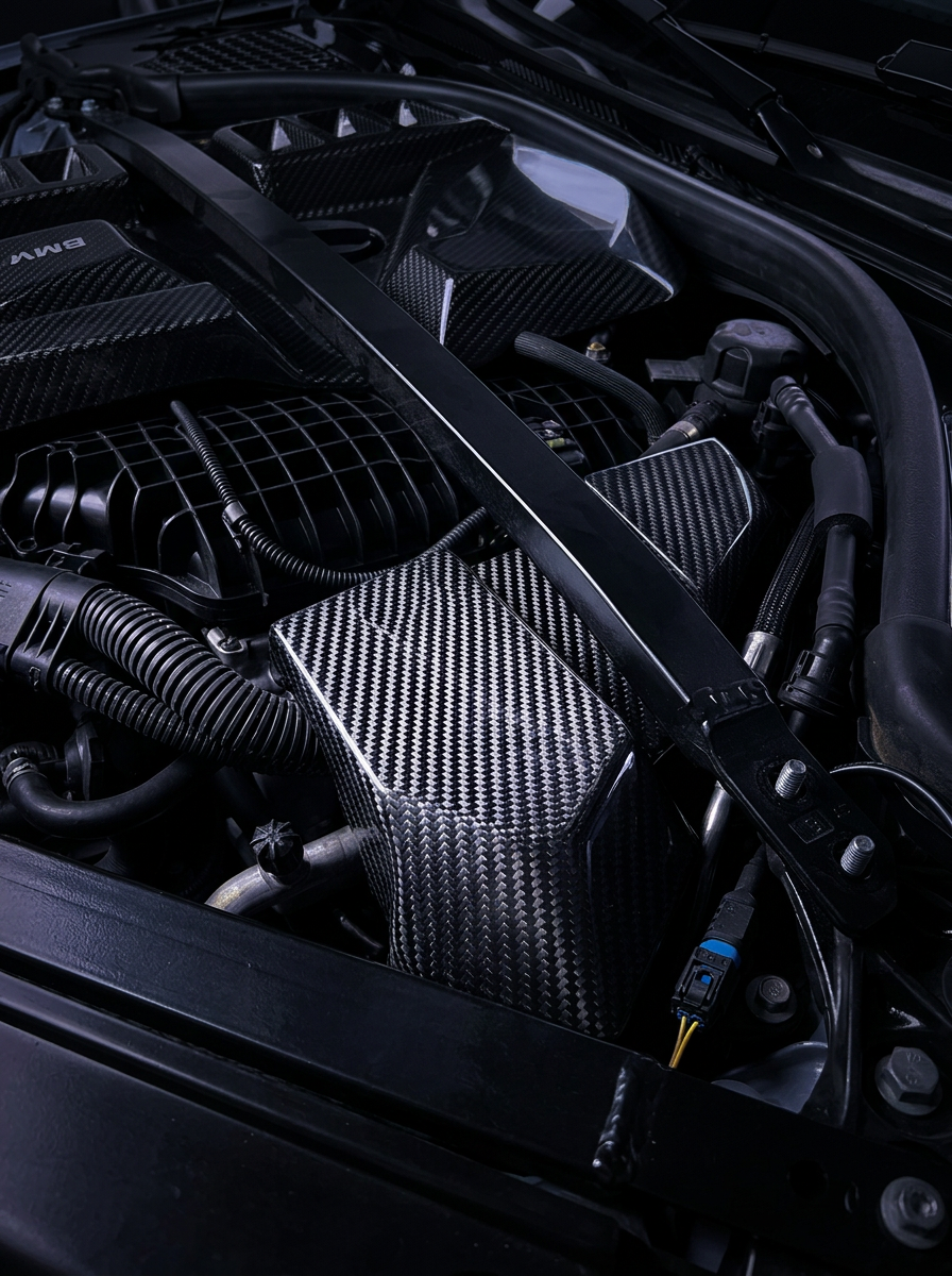 BMW 3/4 Series G80/G81/G82/G83/G87 Carbon Fiber ECU Cover (2021+)