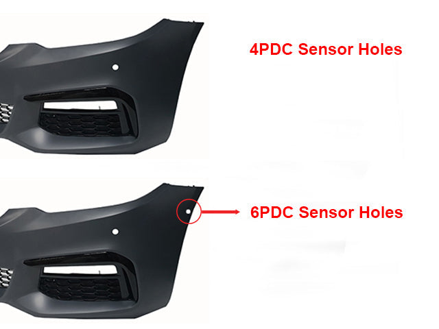 2017-2020 BMW G30 PRE-LCI M-TECH M SPORT Style Front Bumper