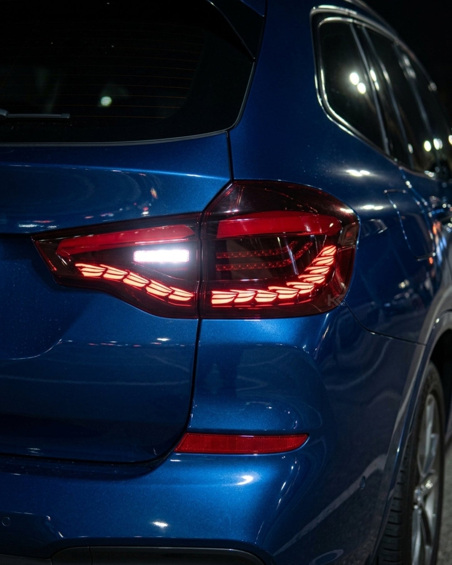 BMW X3 G01 iX3 G08 LED GTS / Dragon Scale Style Taillights (Red or Black) (2019-2022)