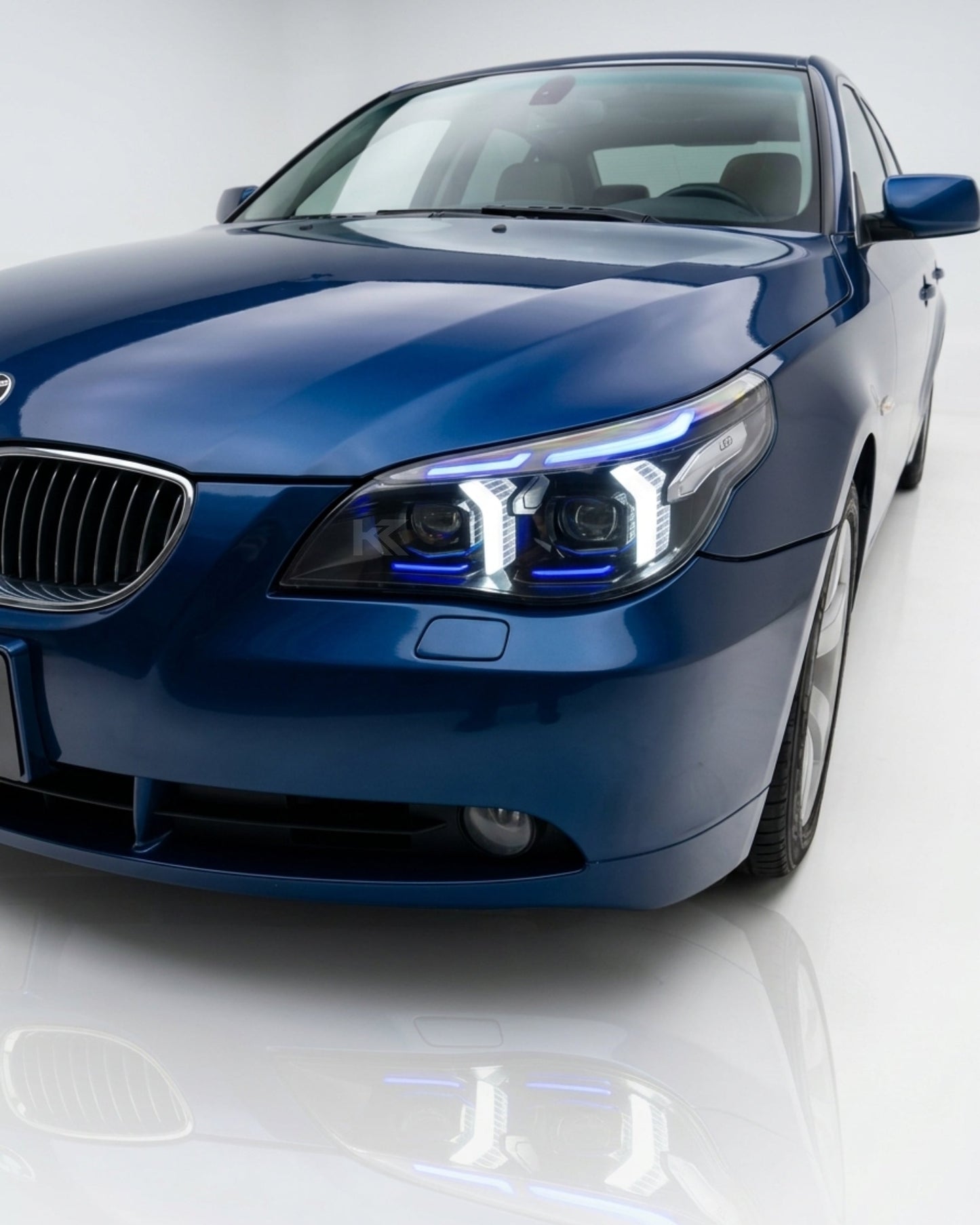 BMW 5 Series E60 Snake Eye LED Headlight Assembly with Dual-Color DRL 2003 - 2010