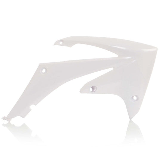 Acerbis 10-13 Honda CRF250R/ 09-12 CRF450R Radiator Shroud - White 2141830002