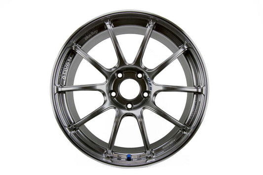 Advan RZII 18x8.0 +48 5-100 Racing Hyper Black Wheel YAZ8G48DHB