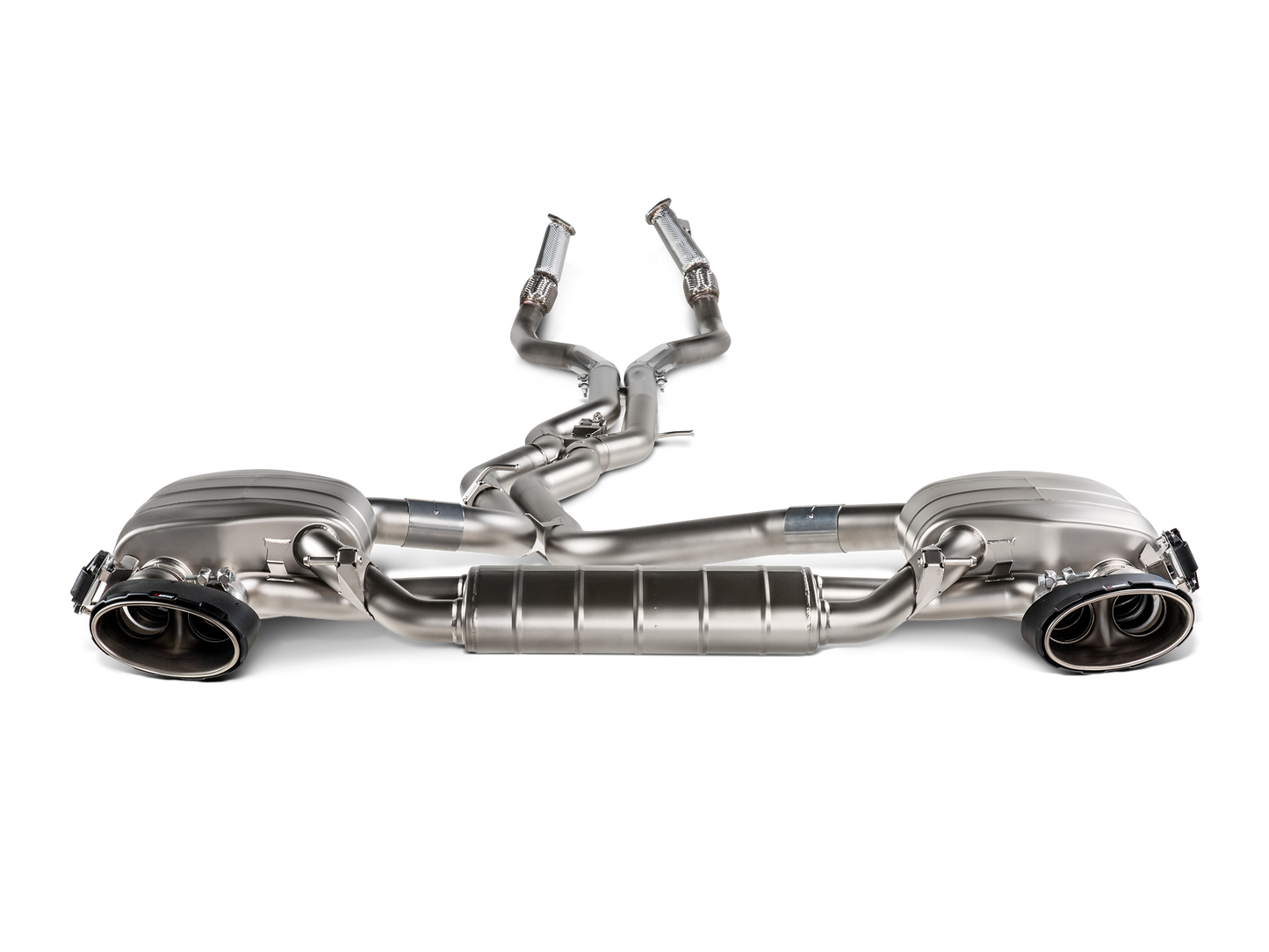 Akrapovic 2023 Audi RS6 Avant (C8) Evolution Line Cat Back (Titanium) (Req Link Pipe Set) S-AU/T/2H