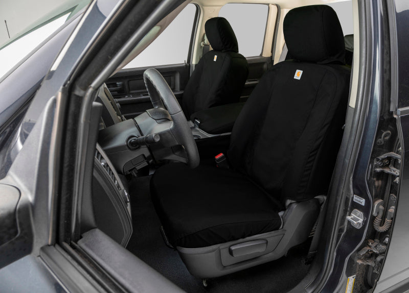 Covercraft 21-24 Cadillac Escalade- Carhartt Super Dux Custom SeatSaver Front Row - Black SSC3495COBK