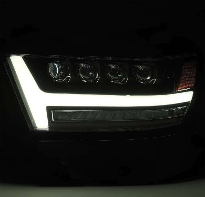 AlphaRex 19-20 Ram 1500HD NOVA LED Proj Headlights Plank Style Chrome w/Activ Light/Seq Signal/DRL 880517 *Discontinued