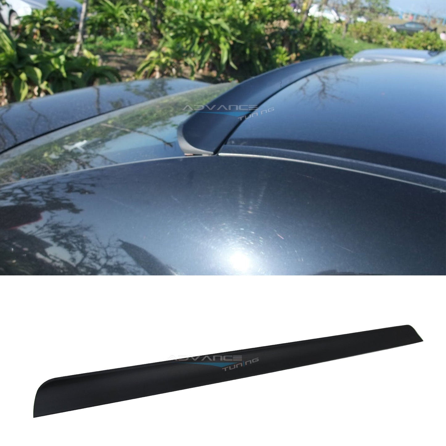 2004-2008 Acura TL 3th 4Dr Sedan Rear Window Roof Spoiler PU Flexible