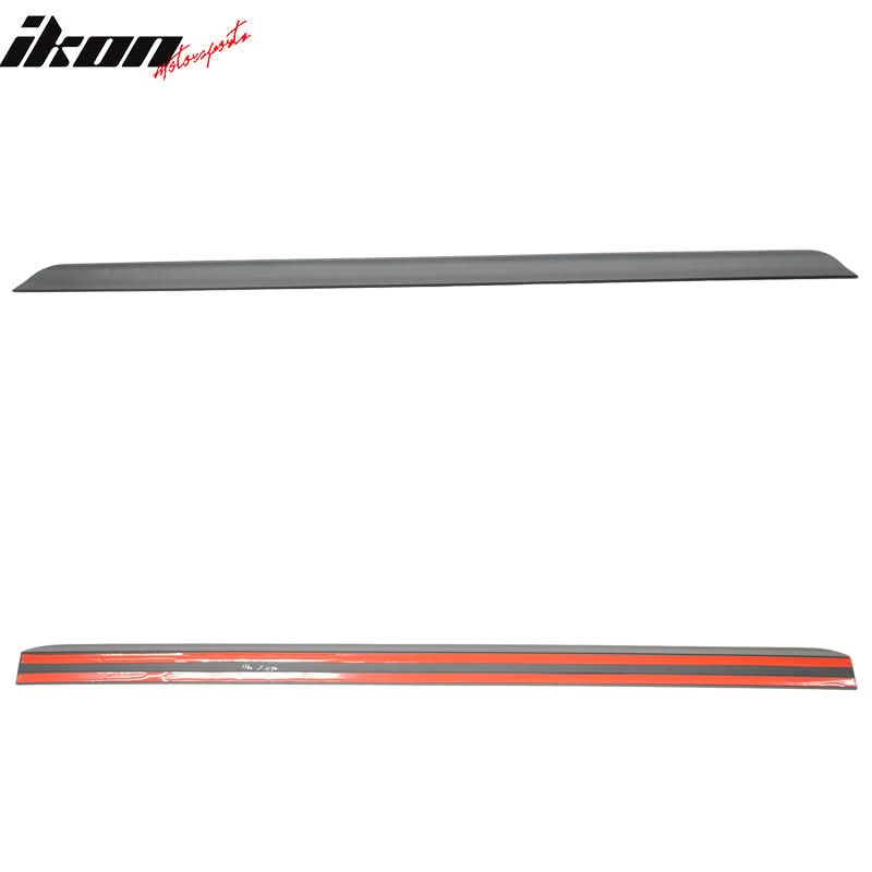 2006-2011 BMW E90 3-Series BRS Style Unpainted Black Roof Spoiler PUF