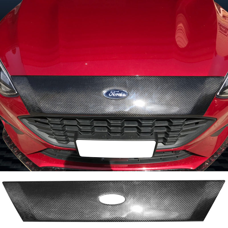 2018-2020 Ford Focus Hatchback Hood Cover Decor Scoop Trim - Real CF