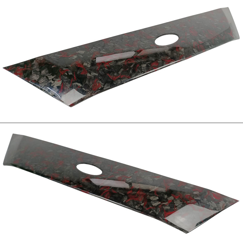 2018-2020 Ford Focus Hatchback Hood Cover Decor Scoop - Red Forged CF