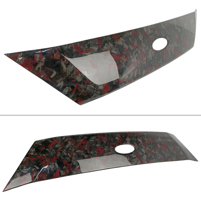 2018-2020 Ford Focus Hatchback Hood Cover Decor Scoop - Red Forged CF