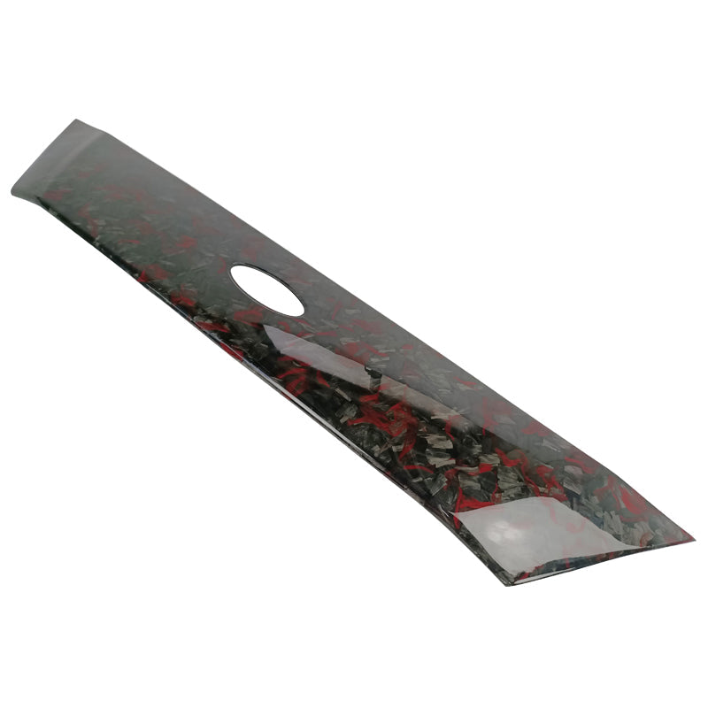 2018-2020 Ford Focus Hatchback Hood Cover Decor Scoop - Red Forged CF