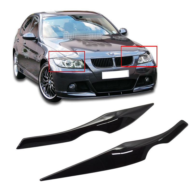 2006-2011 BMW E90 3 Series Sedan Front Eyelid Eyebrow ABS