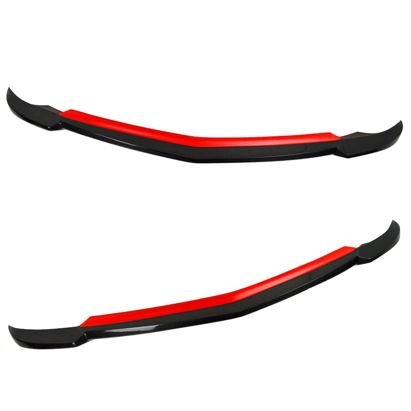 2012-2014 Mercedes Benz W204 Sedan Front Bumper Lip Carbon Fiber