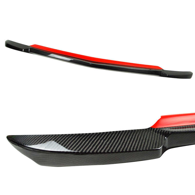 2012-2014 Mercedes Benz W204 Sedan Front Bumper Lip Carbon Fiber