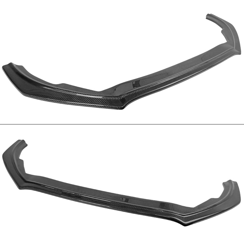 2018-2020 Ford Focus Hatchback V Front Bumper Lip - Real Carbon Fiber