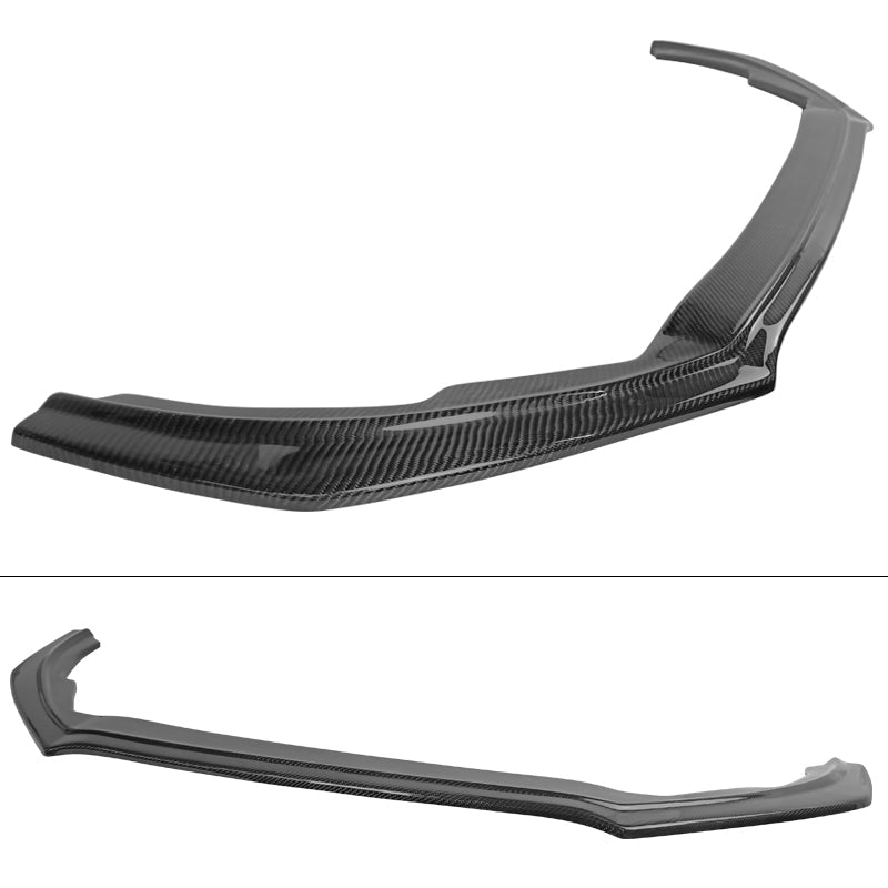 2018-2020 Ford Focus Hatchback V Front Bumper Lip - Real Carbon Fiber