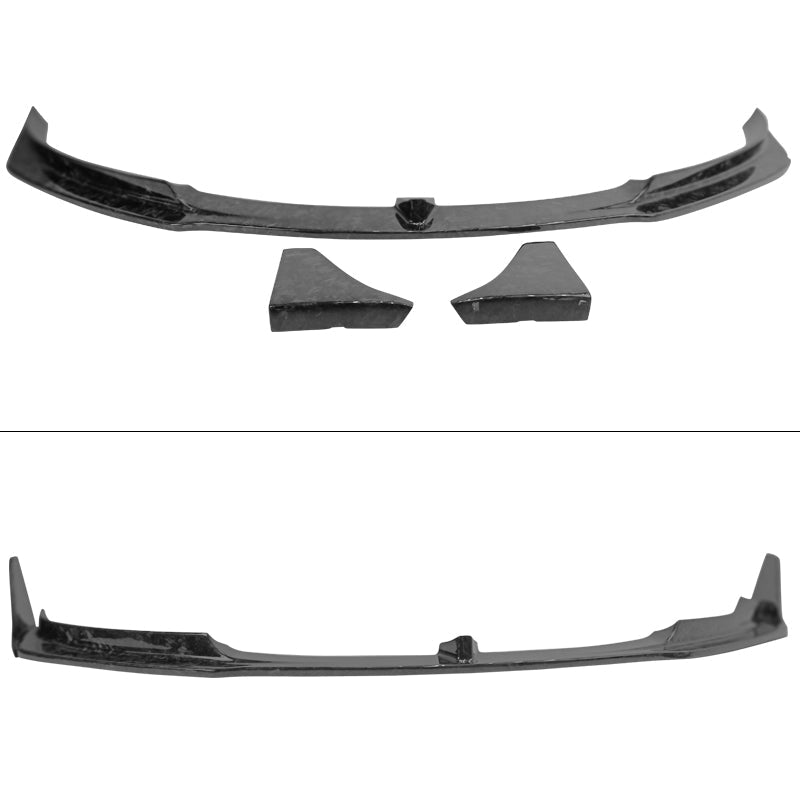 2017-2023 Tesla Model 3 V Front Bumper Lip 3PC - Forged Carbon Fiber