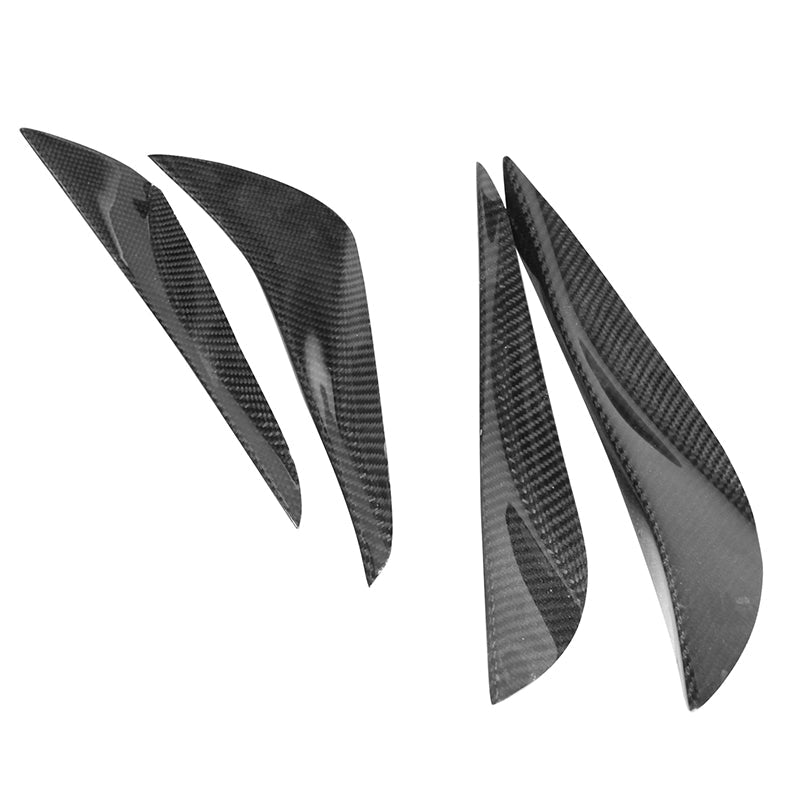 2017-2020 Subaru BRZ Toyota 86 GT86 Front Bumper Canards Carbon Fiber