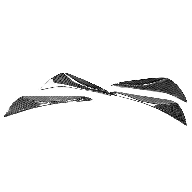 2017-2020 Subaru BRZ Toyota 86 GT86 Front Bumper Canards Carbon Fiber