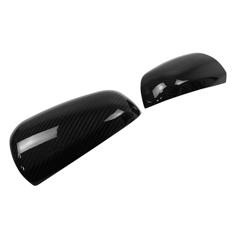 2005-2008 Audi A4 A6 Rear View Mirror Cover Carbon Fiber OEM Style 2PC