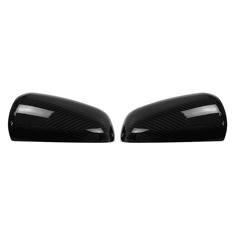 2005-2008 Audi A4 A6 Rear View Mirror Cover Carbon Fiber OEM Style 2PC