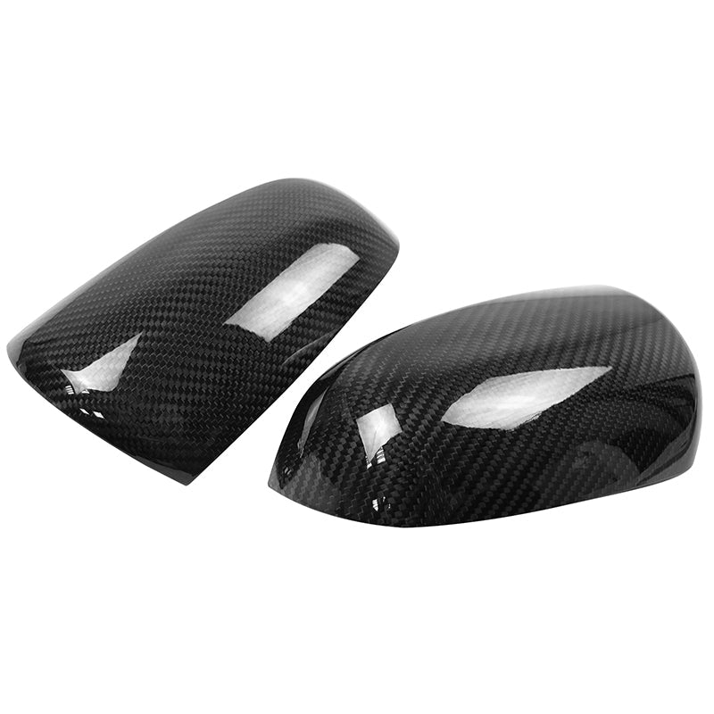 2005-2008 Audi A4 A6 Rear View Mirror Cover Carbon Fiber OEM Style 2PC