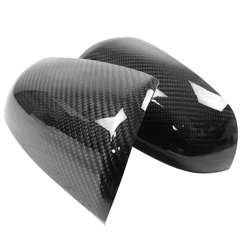 2005-2008 Audi A4 A6 Rear View Mirror Cover Carbon Fiber OEM Style 2PC
