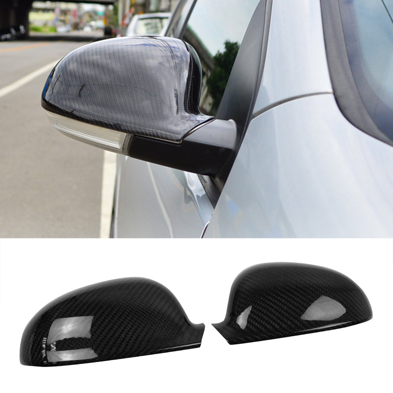 2005-2006 Volkswagen VW Golf MK5 Rear View Mirror Covers Carbon Fiber