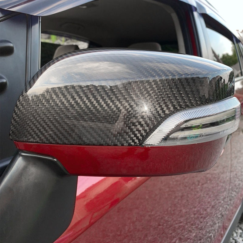 2015-2021 Subaru WRX & WRX STI Sedan 4-Door Mirror Covers Carbon Fiber