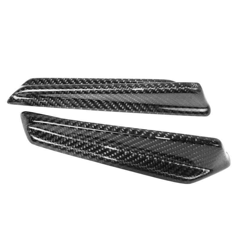 2015-2021 Subaru WRX STI Style Front Bumper Canards Carbon Fiber Vents