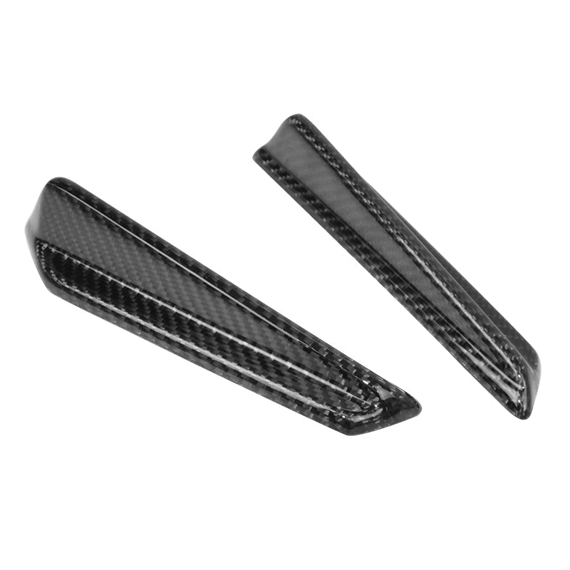 2015-2021 Subaru WRX STI Style Front Bumper Canards Carbon Fiber Vents