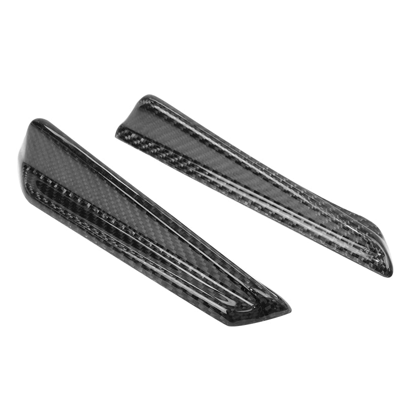 2015-2021 Subaru WRX STI Style Front Bumper Canards Carbon Fiber Vents