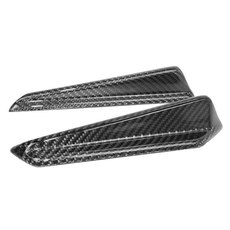 2015-2021 Subaru WRX STI Style Front Bumper Canards Carbon Fiber Vents