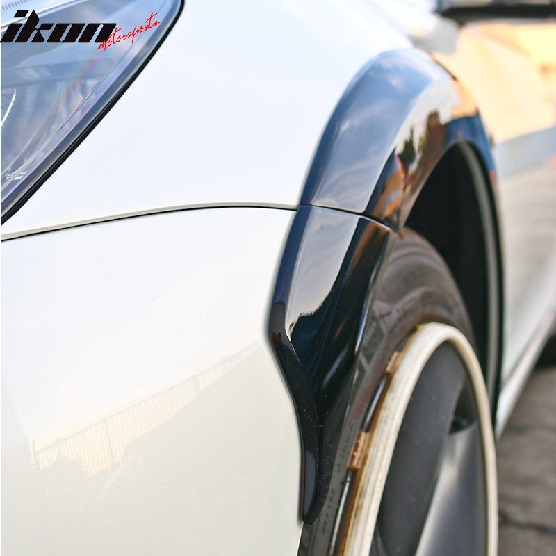 2017-2023 Tesla Model 3 Fender Flares Wheel Trim Gloss Black 8PC FRP