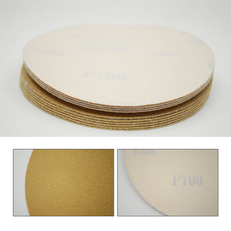 10PCS Disc 150 Grit 5 PSA Auto Sanding Paper Sheets Sandpaper Velcro