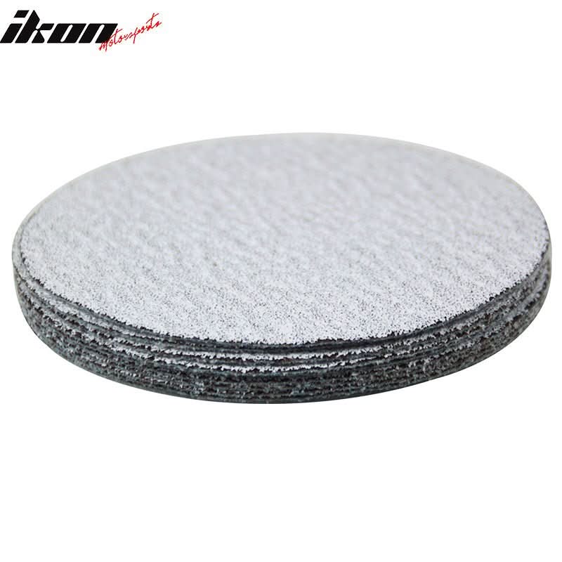 10PC 5in 127mm 60 Grit Auto Sanding Disc Sandpaper Sheets Sand Paper