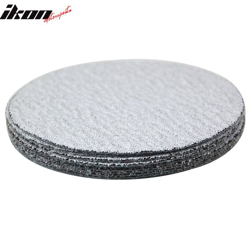 50PC 5in 127mm 60 Grit Auto Sanding Disc Sandpaper Sheets Sand Paper