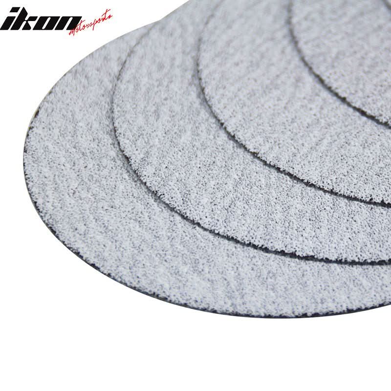 10PC 5in 127mm 80 Grit Auto Sanding Disc Sandpaper Sheets Sand Paper