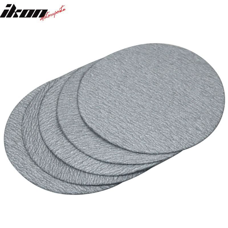 10PC 5in 127mm 240 Grit Auto Sanding Disc Sandpaper Sheets Sand Paper