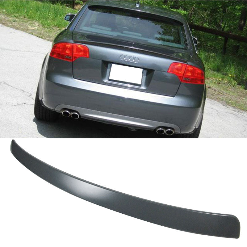 2009-2014 Audi A4 Quattro B8 Sedan 4Door Painted ABS Rear Roof Spoiler