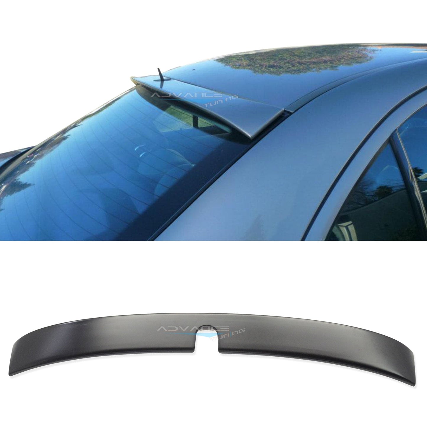 2001-2007 Mercedes-Benz C-Class W203 RL Style  Rear Roof Spoiler ABS
