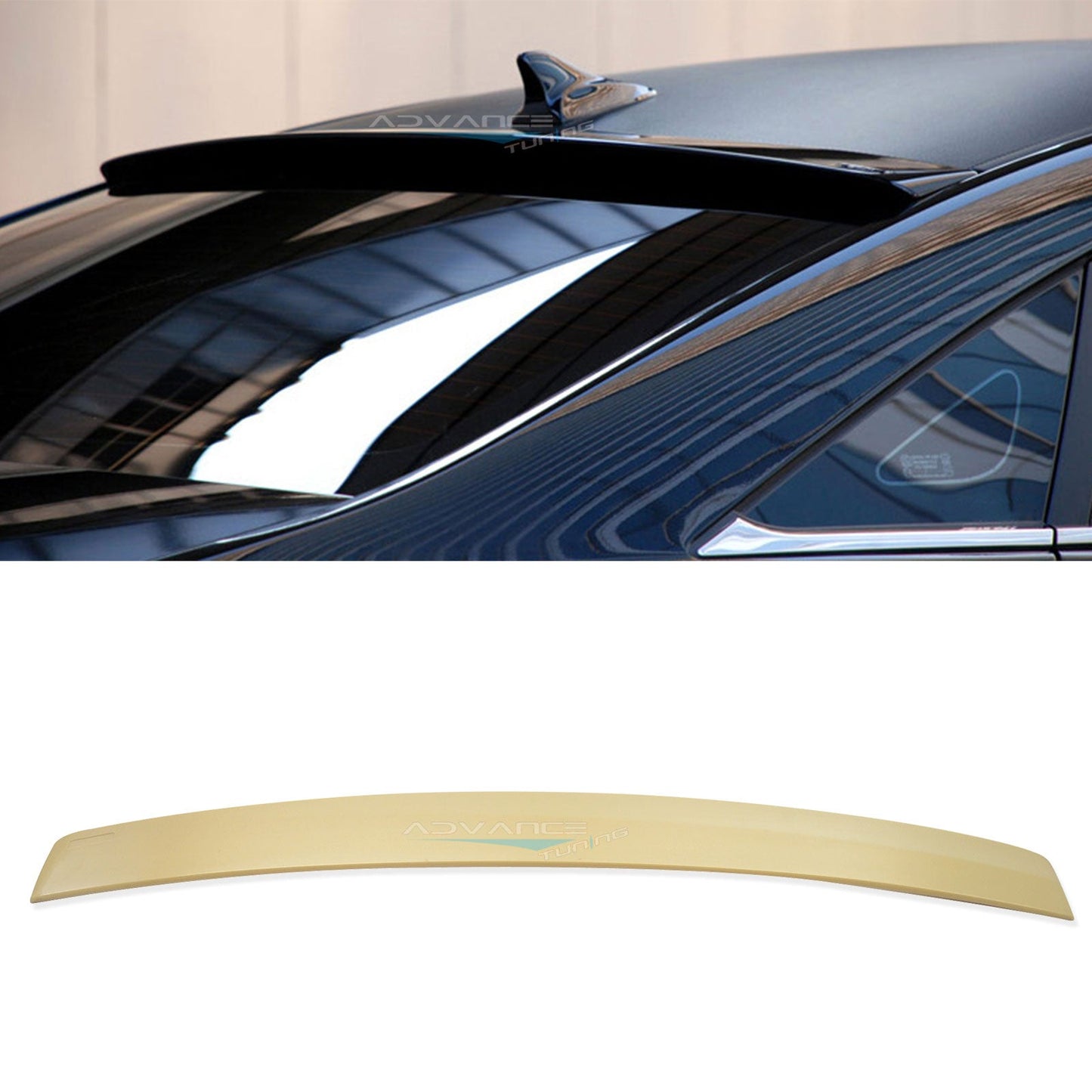 2011-2014 Hyundai Sonata OEM Style Unpainted Roof Spoiler Wing ABS