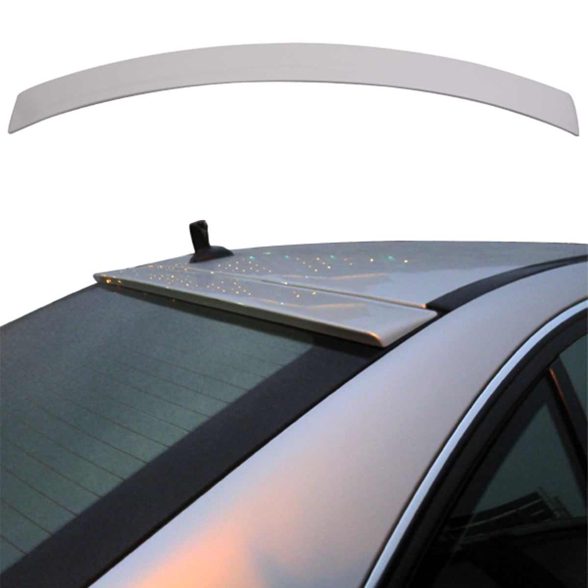 2008-2014 Mercedes Benz C-Class 4Door OE Style Rear Roof Spoiler ABS