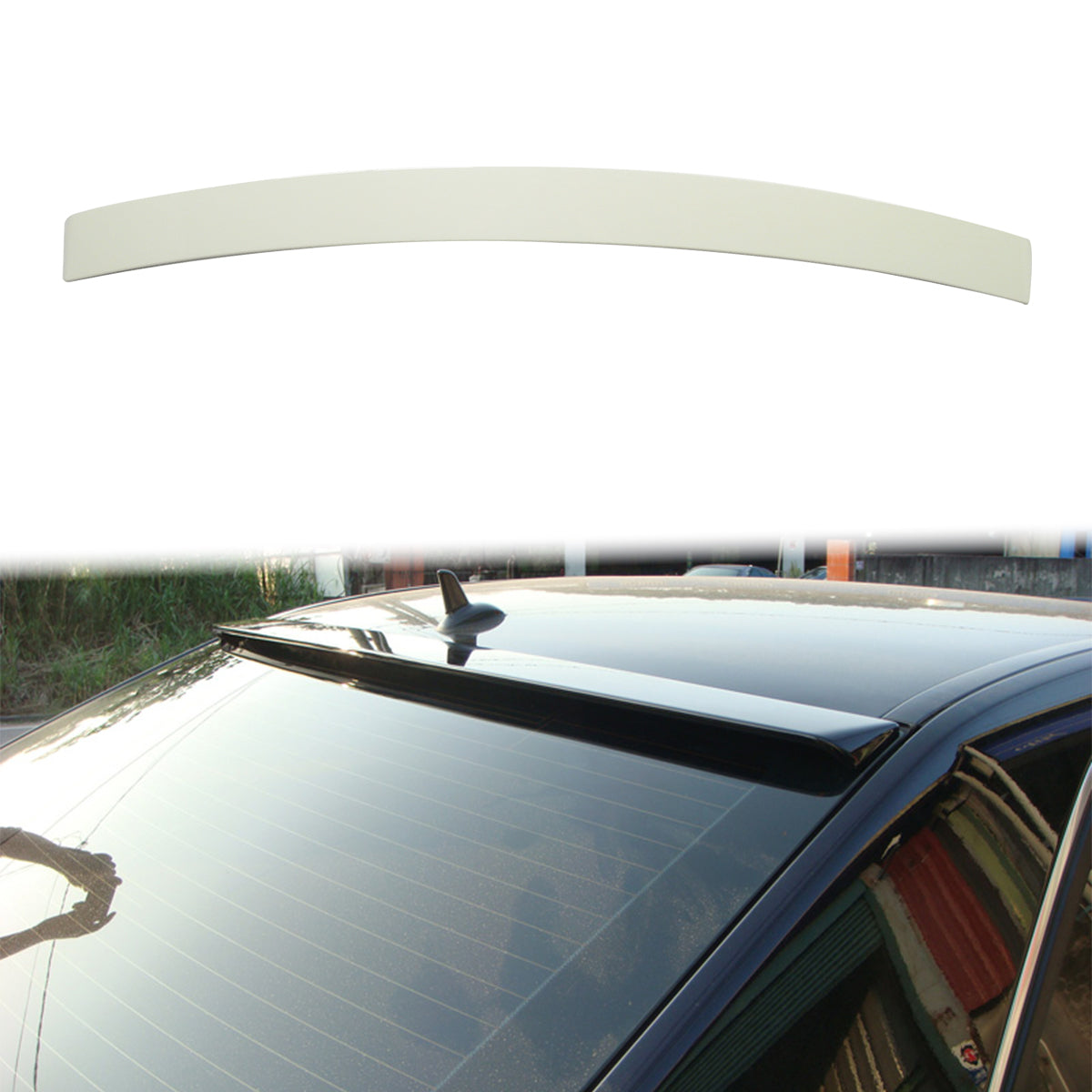 2010-2016 Mercedes Benz W212 OE Style Roof Spoiler ABS
